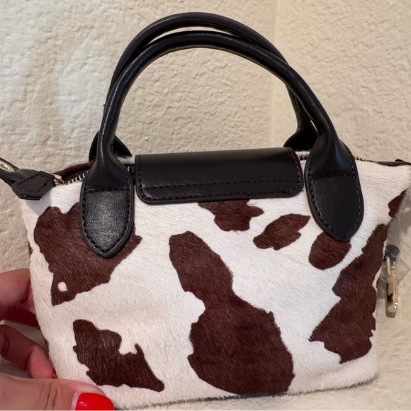 House of Harlow 1960 Cow Print Calf Hair Mini Bag NWT - Picture 5 of 6